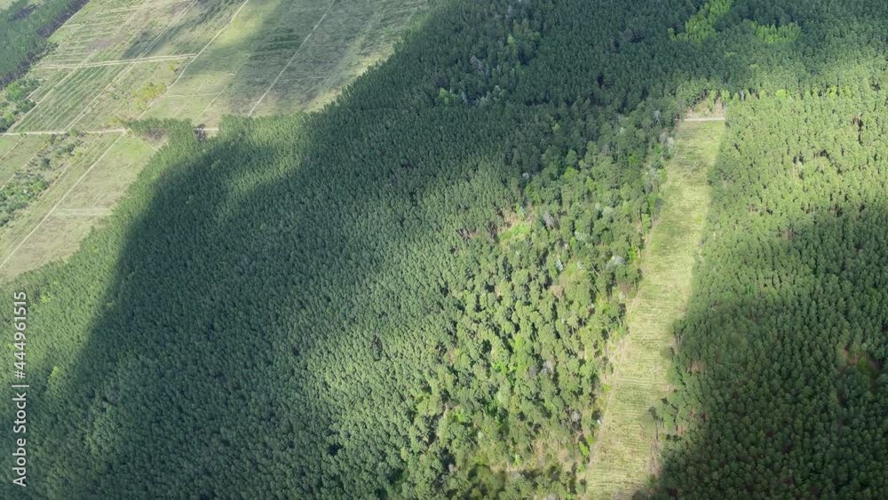 4k Flying over the green landscape with fields, forest and countryside 4k Flying over the green landscape with fields, forest and countryside