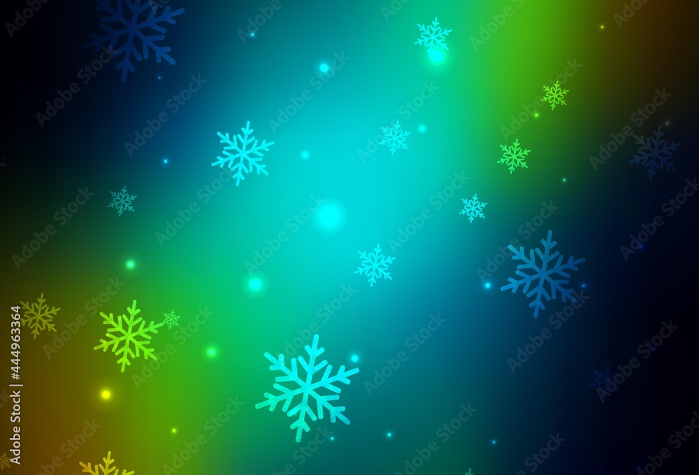 Dark Blue, Yellow vector layout in New Year style. Dark Blue, Yellow vector layout in New Year style.