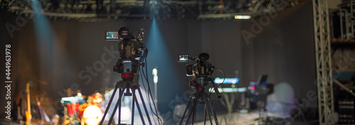 shooting a concert on television