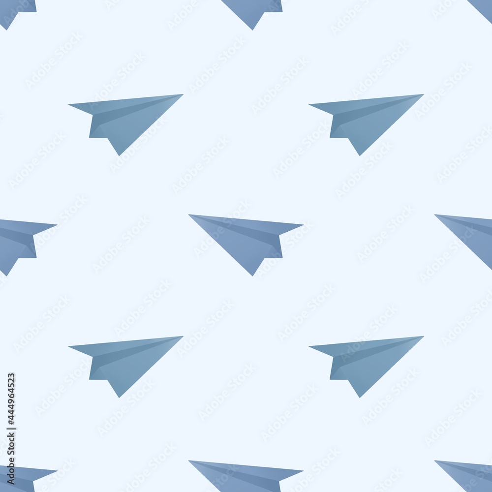 pattern with paper planes on dark background pattern with paper planes on dark background