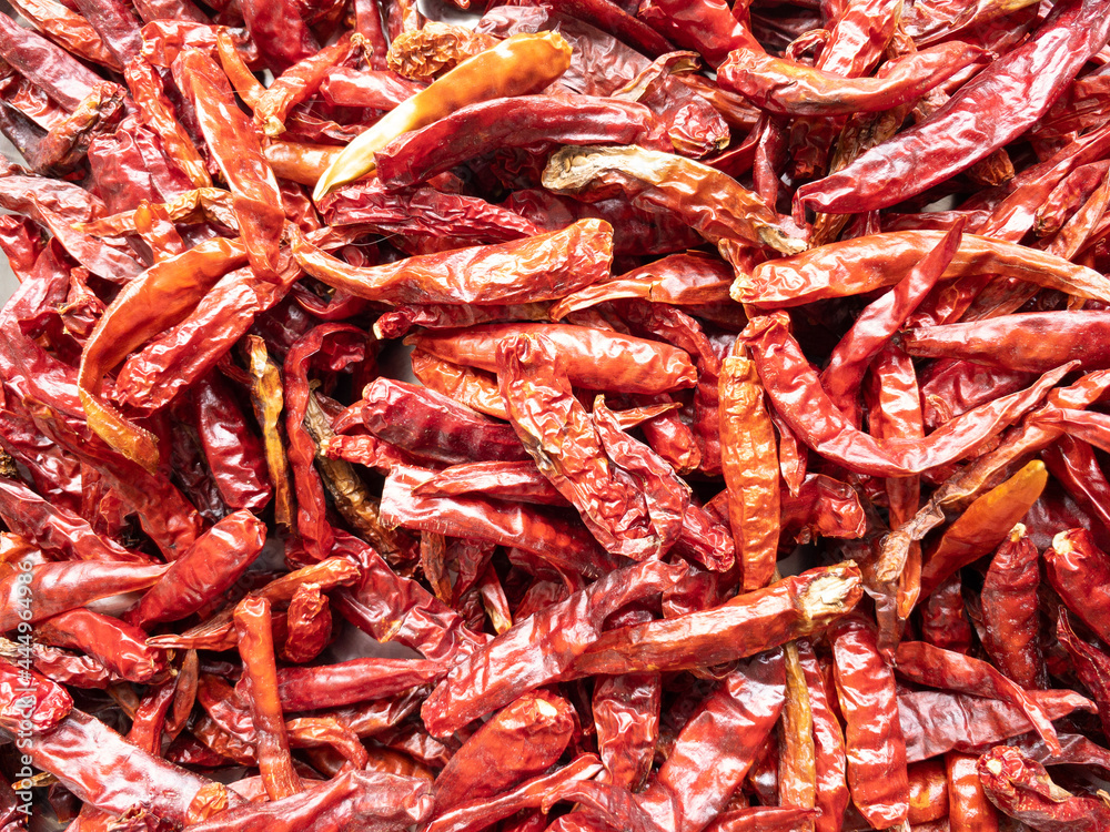 Dried chillies or dried peppers are key ingredient in Asian cooking for add some spiciness to the flavour.