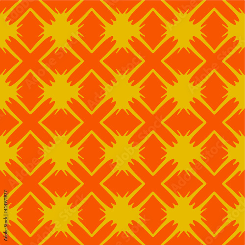 Seamless repeatable abstract pattern background. Perfect for fashion, textile design, cute themed fabric, on wall paper, wrapping paper, fabrics and home decor. © t2k4