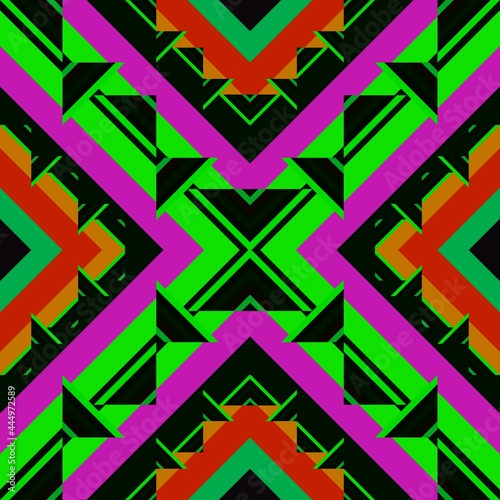 seamless geometric pattern photo