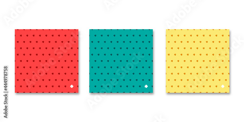 Clover pattern background seamless. Fashionable template for design. Modern style.