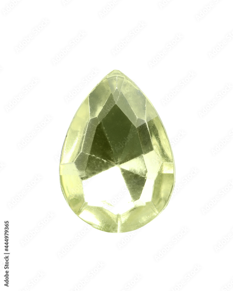 Beautiful gemstone for jewelry on white background Beautiful gemstone for jewelry on white background
