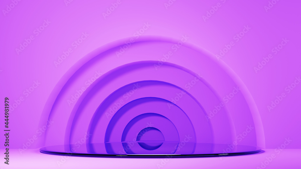 Obraz premium 3D rendering of background. For show product. Blank scene showcase mockup.