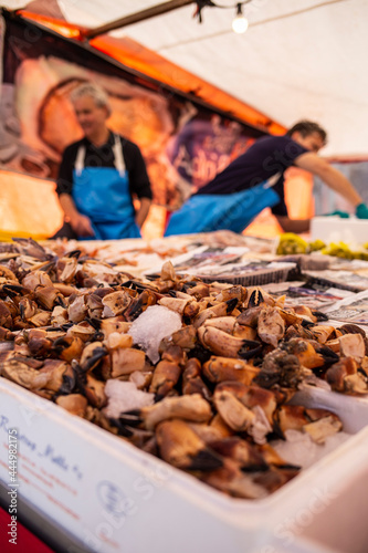 seafood in the market, amsterdam Albert Cuyp Market photo