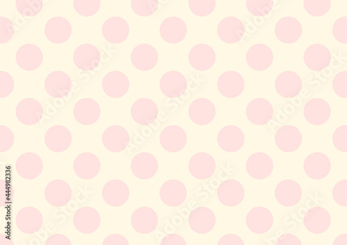 Wallpaper Mural 背景　ドット大　ミルクピンク Torontodigital.ca