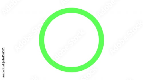 Animation of Check Mark Sign. 4k Motion Graphics with Alpha Channel. Sign on White Background