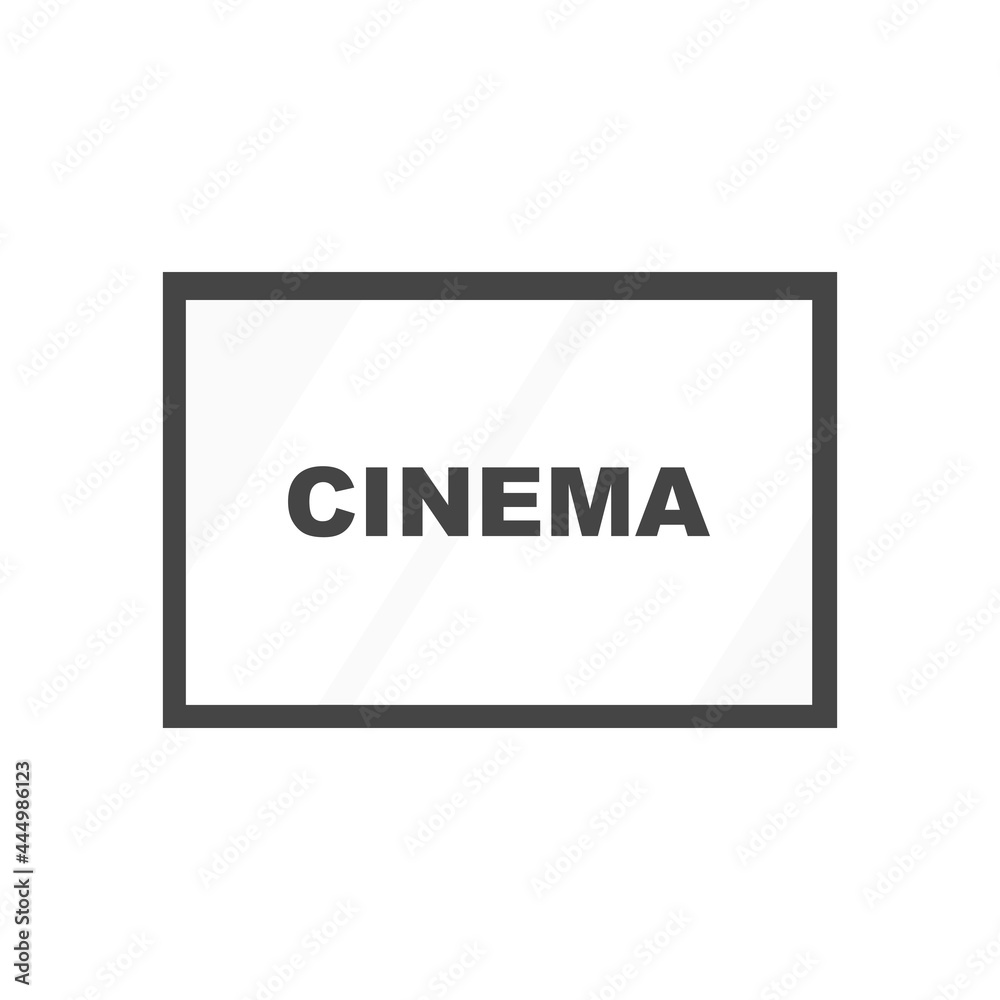 Cinema objects on a white background. Cinema objects on a white background.