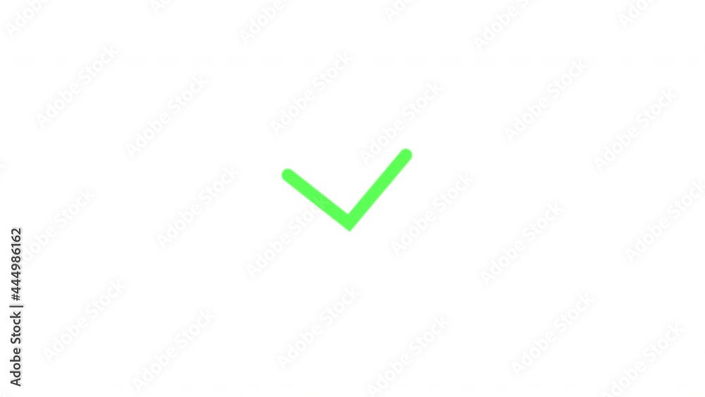 Animation of Check Mark Sign. 4k Motion Graphics with Alpha Channel. Sign on Isolated Background Animation of Check Mark Sign. 4k Motion Graphics with Alpha Channel. Sign on Isolated Background