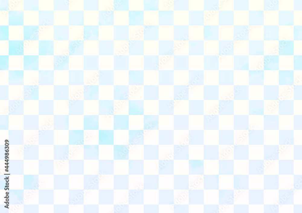 背景 市松模様 かすれ 水色 Stock Vector Adobe Stock