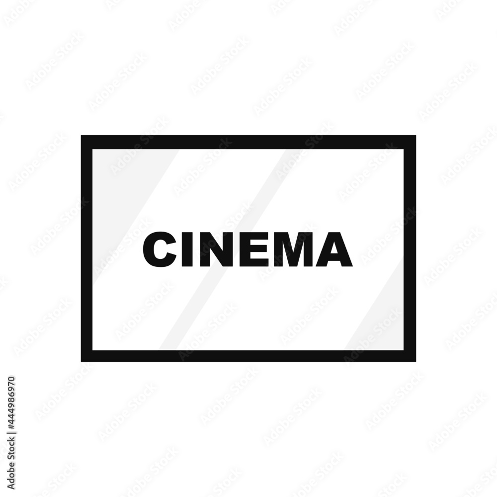 Cinema objects on a white background. Cinema objects on a white background.