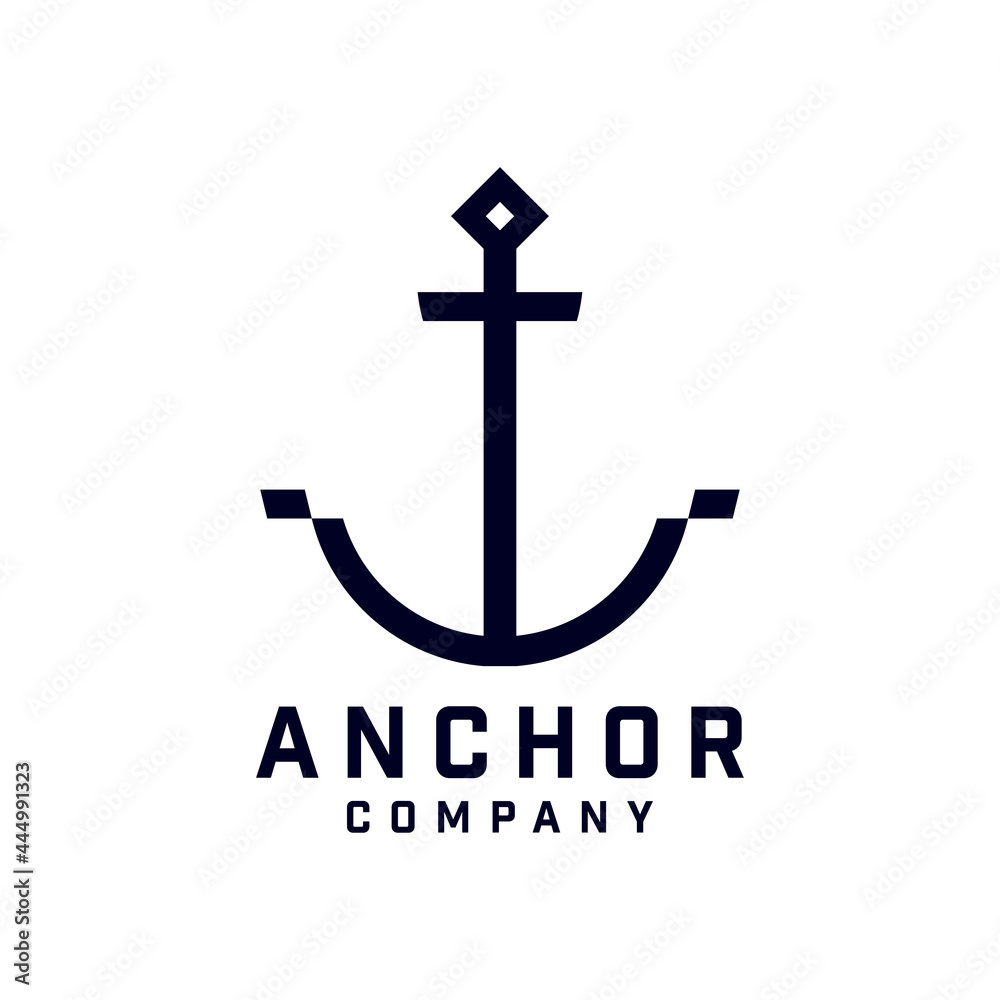 Anchor Logo Design, Marine Retro Emblems Anchor Logo Design, Marine Retro Emblems