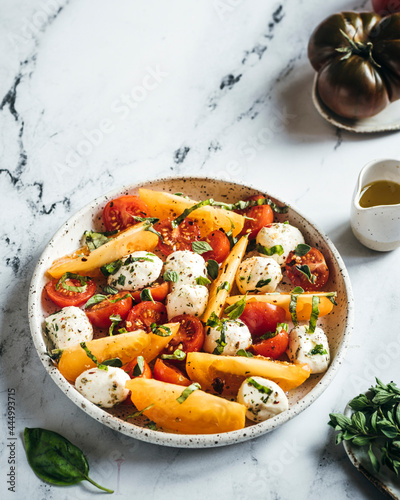 Heirloom Tomato and Mozzarella Salad photo