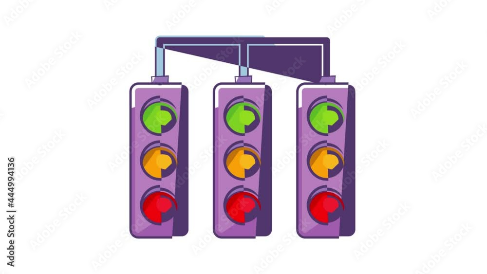 Racing traffic lights icon animation cartoon best object isolated on white background Racing traffic lights icon animation cartoon best object isolated on white background