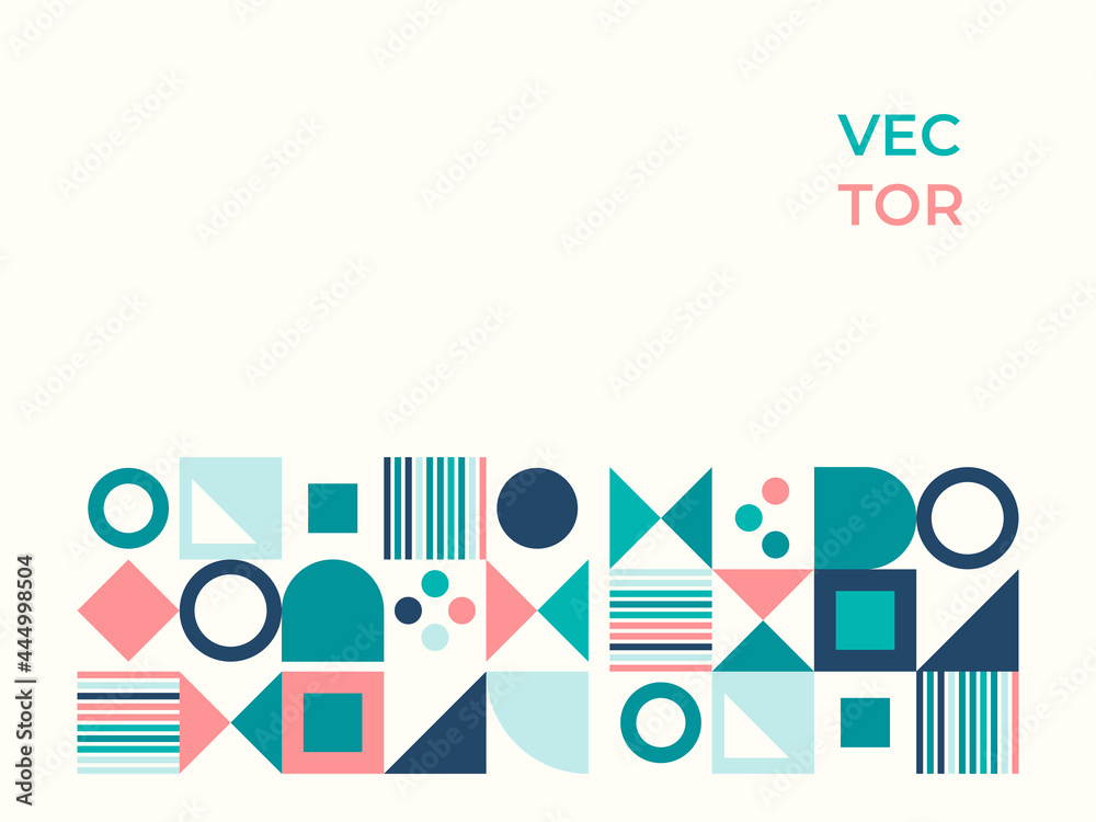 Abstract background with memphis style concept. Vector illustration for business report, company profil, trendy design. Abstract geometric memphis templates. Universal cover Designs for Annual report