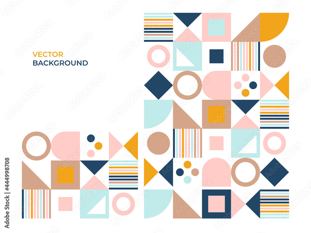 Trendy covers design. Minimal geometric shapes compositions. Applicable for brochures, posters, covers and banners Trendy covers design. Minimal geometric shapes compositions. Applicable for brochures, posters, covers and banners