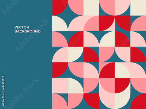 Fototapeta Naklejka Na Ścianę i Meble -  Abstract memphis background vector. Modern minimal style wallpaper with colorful geometric shapes, Memphis concept, abstract line art. Vector background for cover, banner, poster, web and packaging