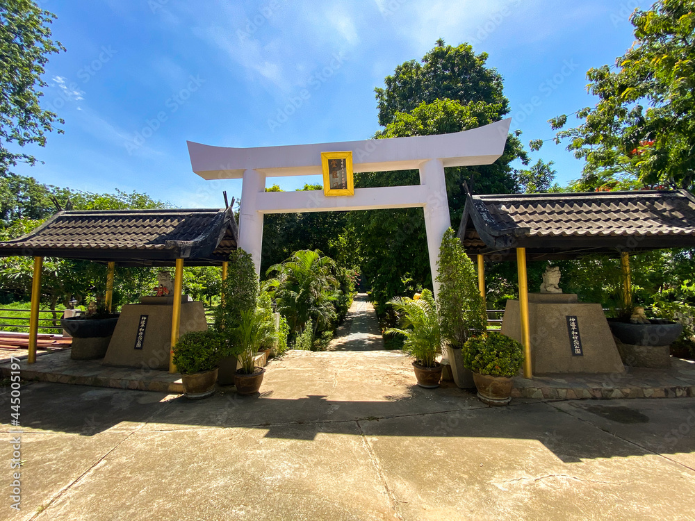 Shinto japanese park in Kanchanaburi, Thailand Shinto japanese park in Kanchanaburi, Thailand