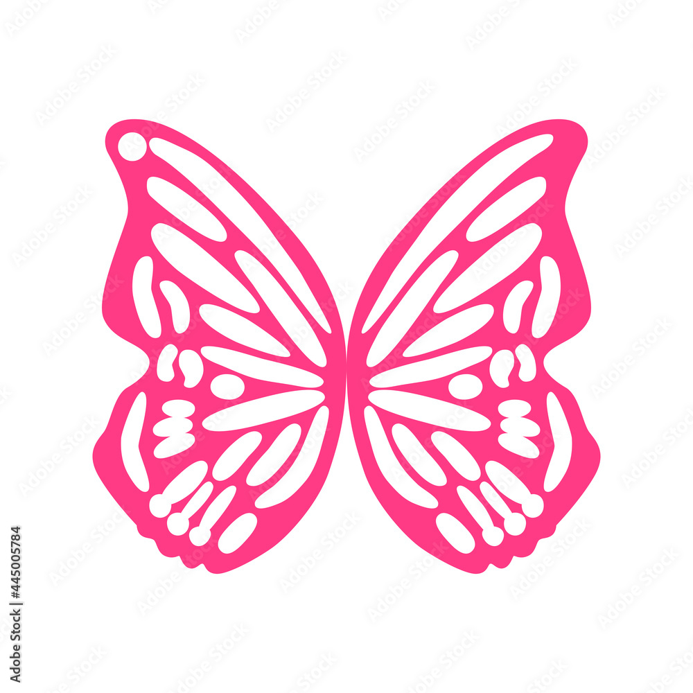 Butterflies spring, Easter black silhouettes. Earrings cut files templates on white background Butterflies spring, Easter black silhouettes. Earrings cut files templates on white background