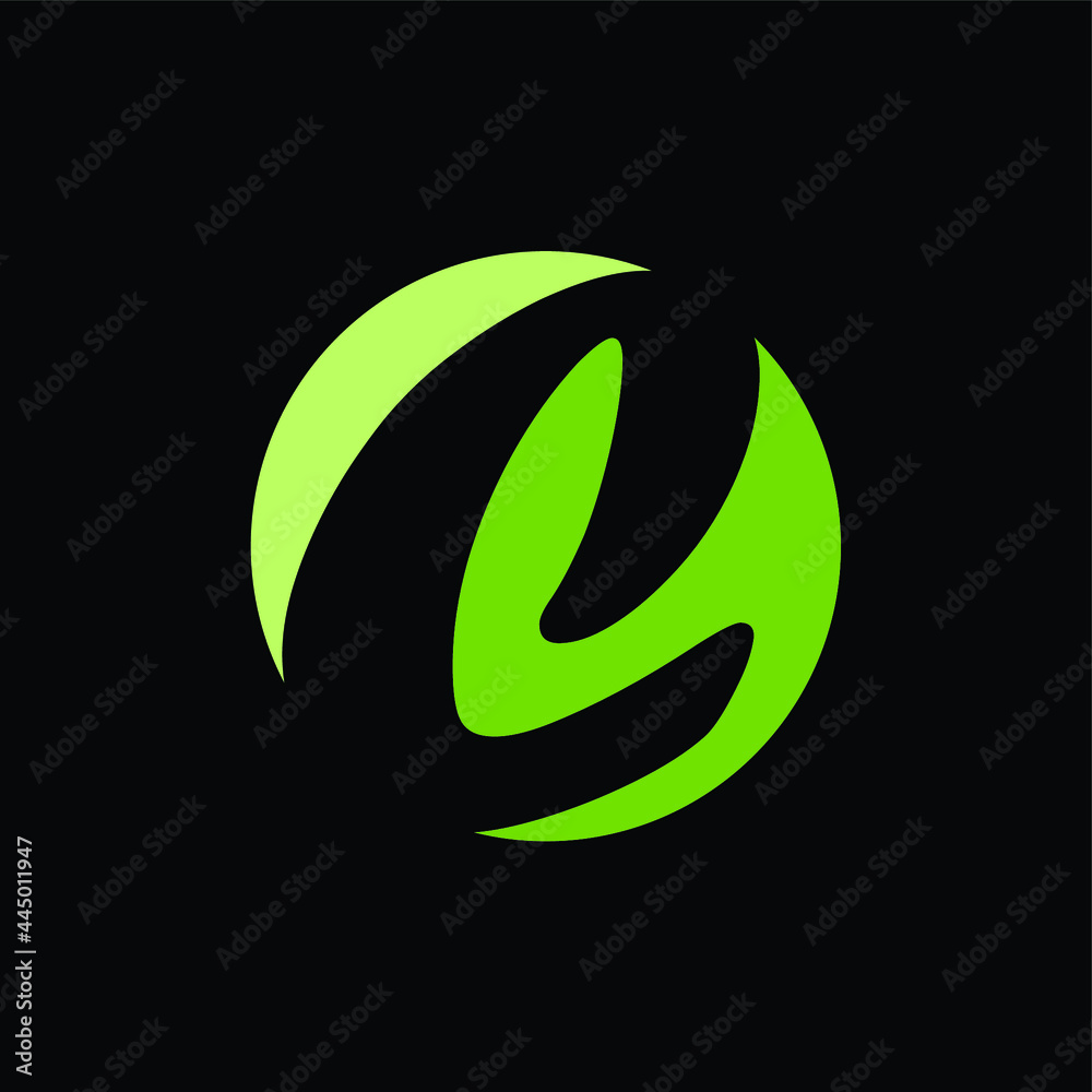 Green circle fresh design of B initial letter logo template, perfect for children, learn, typography, etc Green circle fresh design of B initial letter logo template, perfect for children, learn, typography, etc