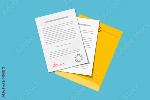  business document file