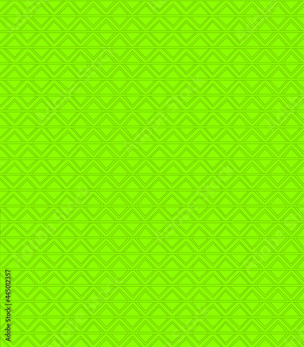 Vector geometric diamond-shaped pattern on a juicy light green background
