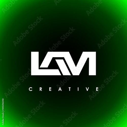 LAM Letter Initial Logo Design Template Vector Illustration