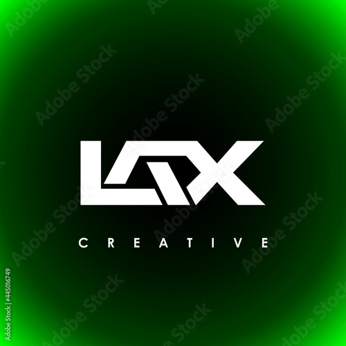 LAX Letter Initial Logo Design Template Vector Illustration