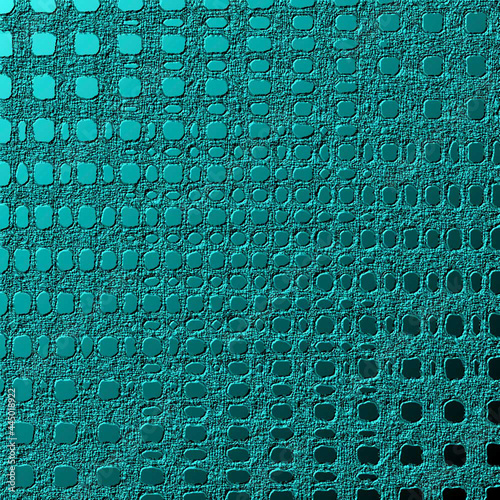 original metallic acqua color design animal like skin