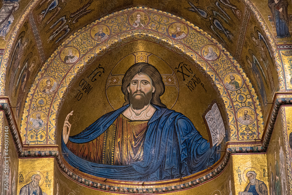Monreale - Sicile - Cathédrale Santa Maria Nuova - Christ Pantocrator