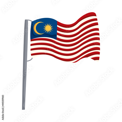 malaysia flag waving