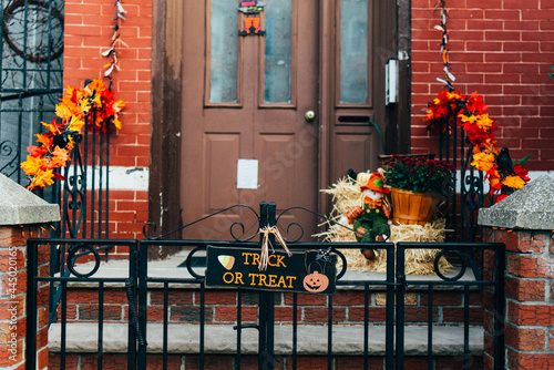 Photography Halloween decoration in New York City