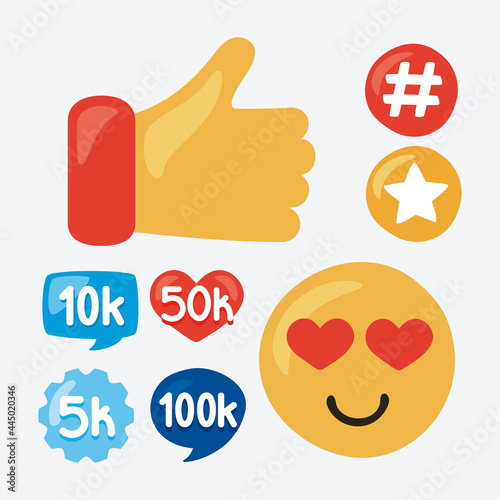 eight followers icons