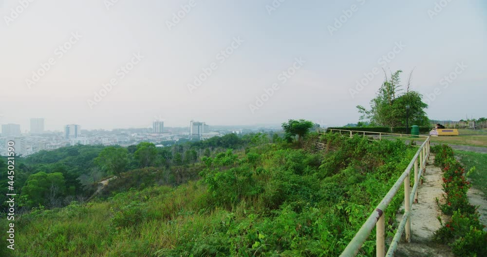 Sunset Scenic Overlook of Miri, East Malaysia Sunset Scenic Overlook of Miri, East Malaysia