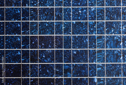 Foto Solar panel background close up.