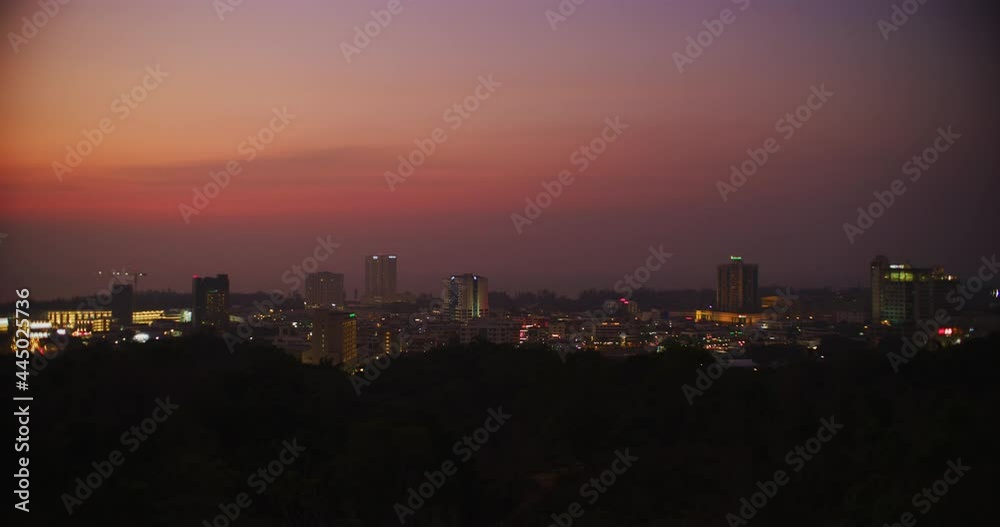 Sunset Scenic Overlook of Miri, East Malaysia Sunset Scenic Overlook of Miri, East Malaysia