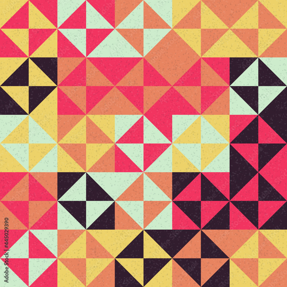 Abstract Geometric Pattern generative computational art illustration