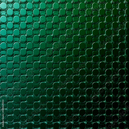 dark green metallic squares
