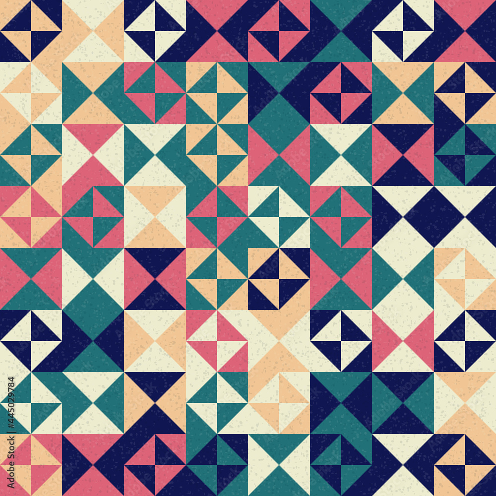 Abstract Geometric Pattern generative computational art illustration