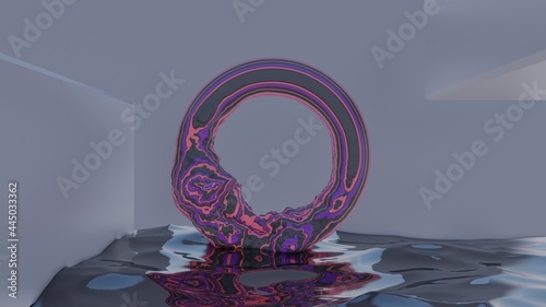 Distorted ring render