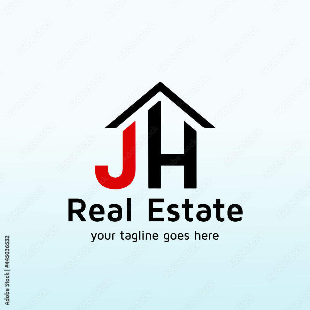 Logo Design for REAL ESTATE Home Selling Team letter JH Logo Design for REAL ESTATE Home Selling Team letter JH