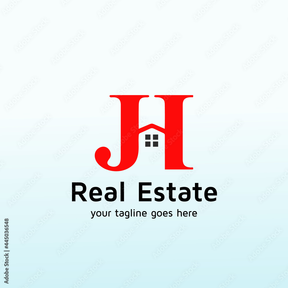 Logo Design for REAL ESTATE Home Selling Team letter JH Logo Design for REAL ESTATE Home Selling Team letter JH