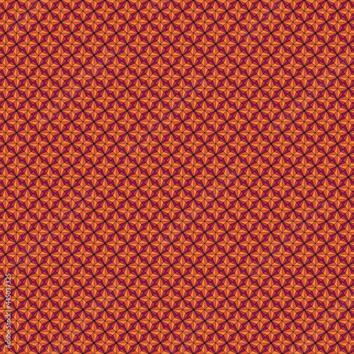 Seamless pattern. Triangles ornament. Tiles backdrop. Triangular shapes background. Geometric wallpaper. Ethic motif. Digital paper. Geometrical web designing. Mosaic textile print