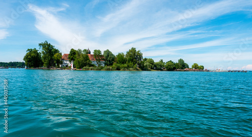 Fraueninsel, Chiemsee, Bayern, an einem schönen Sommertag
