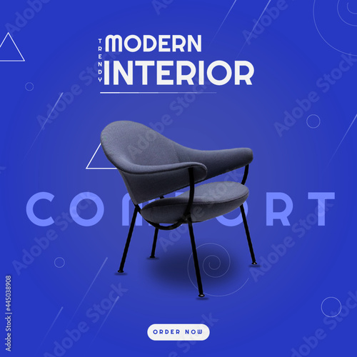 Social Media modern interior Design Template