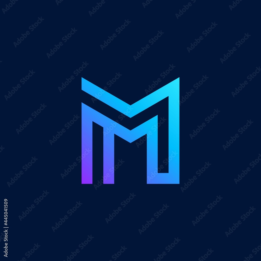 letter M logo letter M logo
