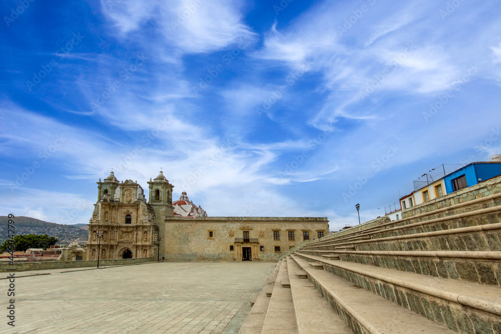 Oaxaca, Landmark Basilica Our Lady of Solitude in historic city center.