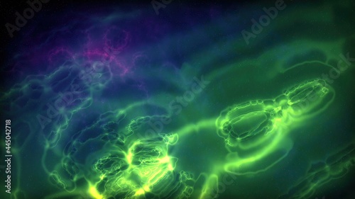 Abstract Science Colorful Pattern Background